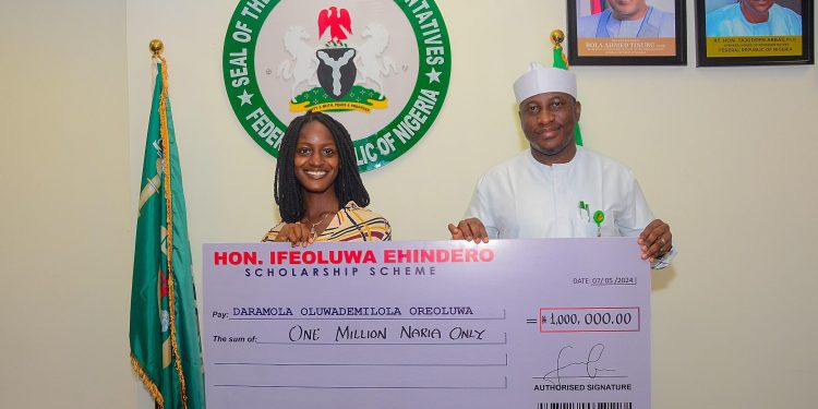 Ondo Rep, Ife Ehindero Awards Scholarship to UTME Top Performer | TheCity