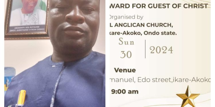 Senator Ipinshagba’s aide, Ajagunna bags Christ Ambassador Merit Award | TheCity