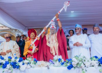 Aiyedatiwa presents staff, instruments of Office to new Akoko Mornach Oba Mofolorunso Arasanyin | TheCity