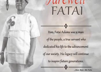 Ondo Lawmaker Afe Felix Leads Tribute as Ondo Assembly Holds Special Plenary to honour Late PDP State Chairman, Fatai Adams | TheCity 