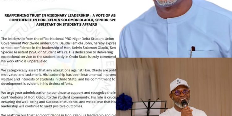 We have absolute confidence in Kelvin Solomon — Niger Delta Students Write Aiyedatiwa | TheCity